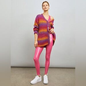 Carbon38  Pink Metallic High-Shine  Leggings